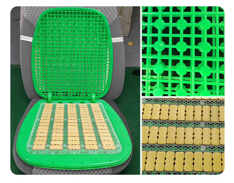 Car seat cushion, forklift seat cushion, truck seat cushion, double-layer plastic massage cushion, thickened insulated ventilated seat cushion