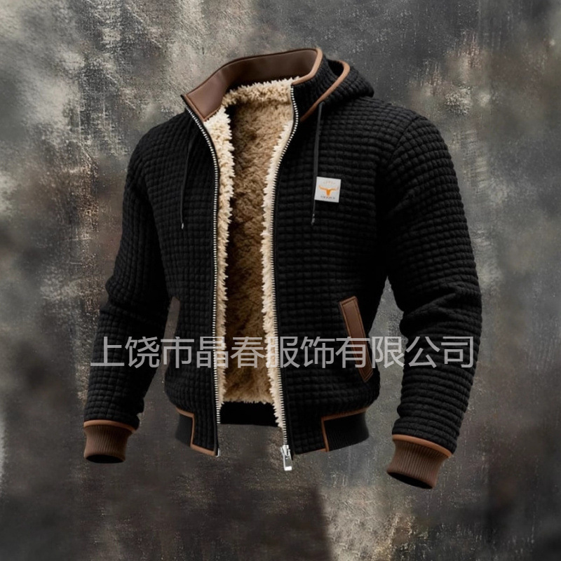 Europa y los Estados Unidos de la nueva explosión de ropa de hombre invierno chaqueta de invierno con chaqueta con capuchón gruesa