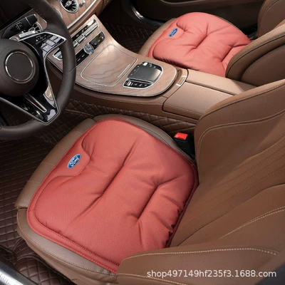 Universal seat cover: Summer Cushions Taurus Edge - volcanic-red-nappa-leather-front-row-two-4646