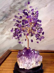 天然の黄水晶の木が金持ちになって金を招きます。