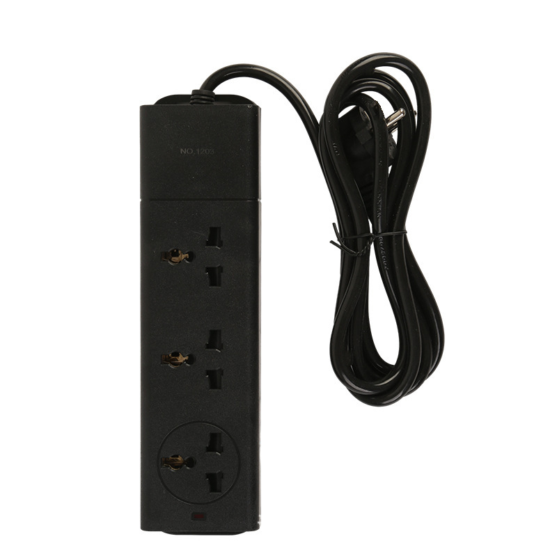 Enchufe rectangular sin interruptor hermoso blanco y negro estándar británico estándar europeo y americano neutral Qatar Arabia Saudita Iraq