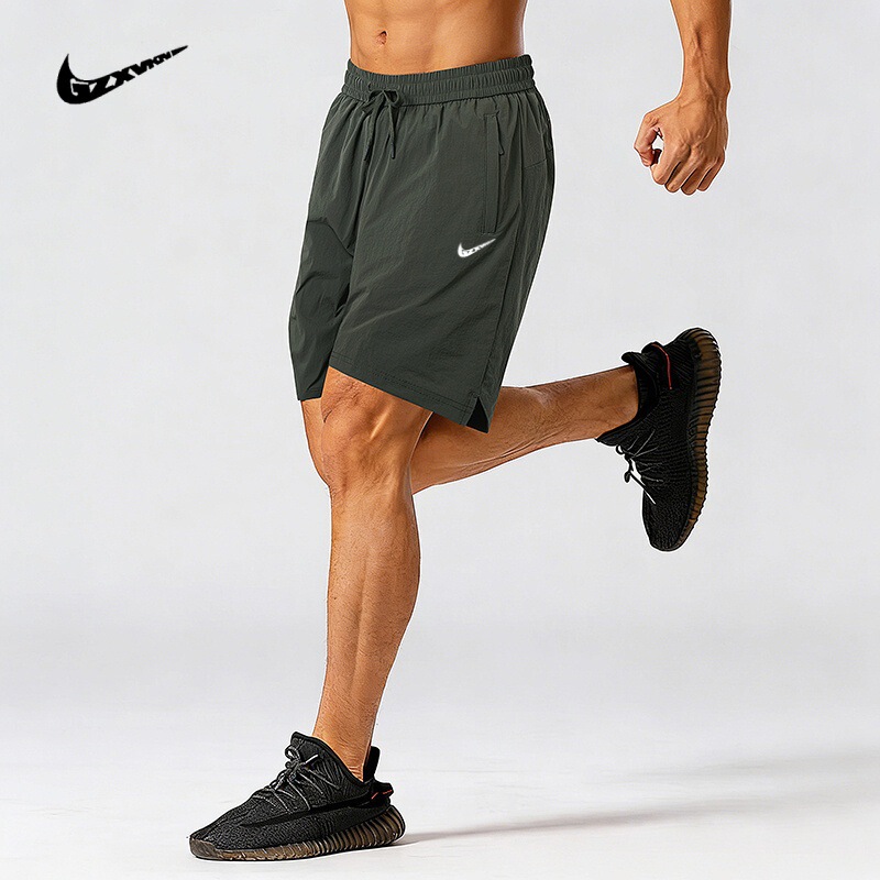Cross-Border Ice Silk Summer Thin Loose Quick-Dry Basketball Fitness Sports Sweat-Absorbent Casual Outdoor Style Shorts