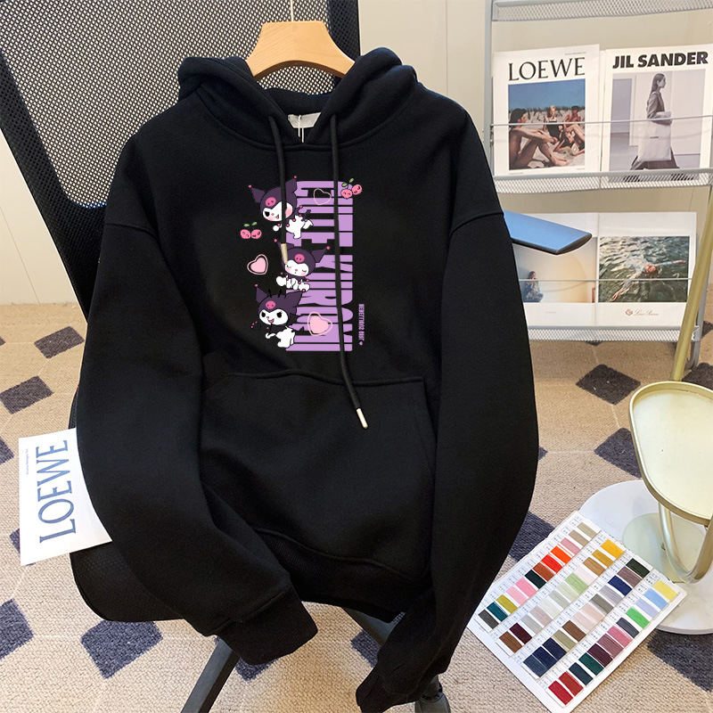 검은색 후드 쿠로미 [후드 로프 없음]