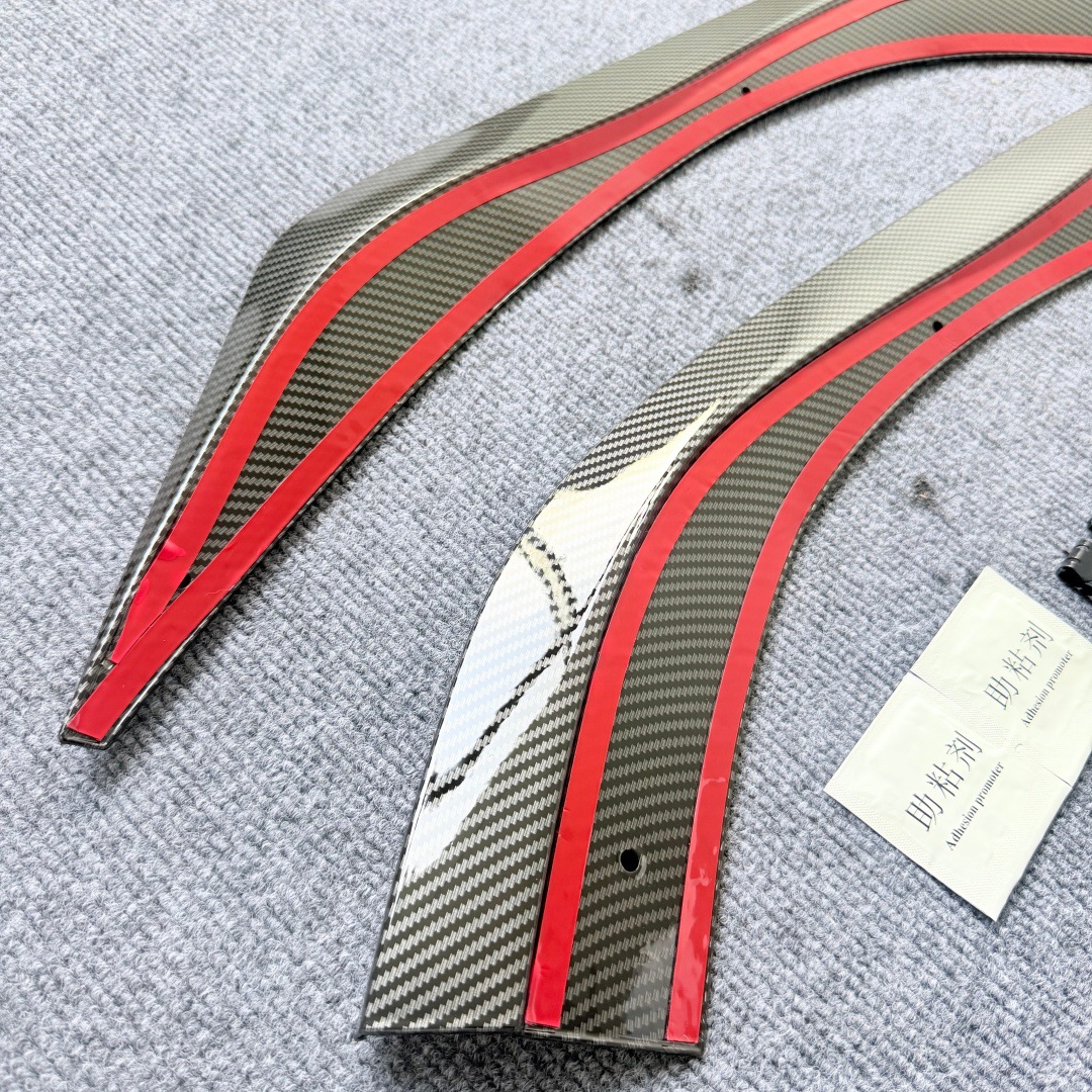 Suitable for SAIC Audi A5L modification: front spoiler, front corner guards, front bumper corner protectors, anti-collision strips, front face decorative protective stickers