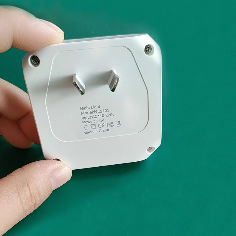 Electrodeless oscurecimiento inducción luz de noche Luz de enfermería luz cuadrada Placa de guía de luz de noche luz blanca positiva 6000K