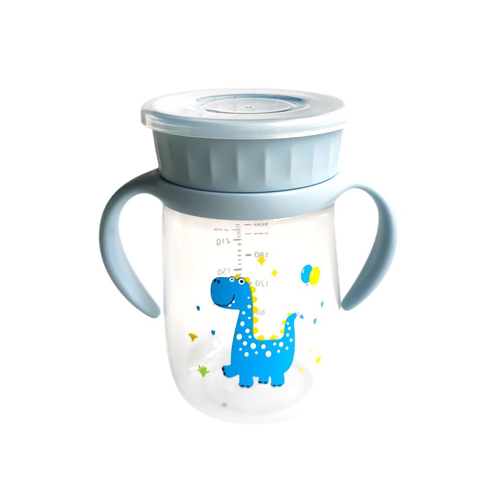 Fabricante de origen Taza de agua para niños Taza de pico de pato Taza de paja Taza de plástico Taza de agua 360 Serie completa de tazas para bebés
