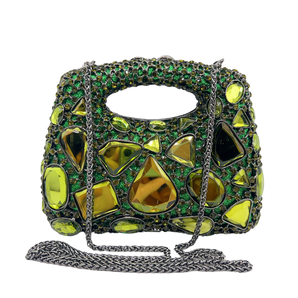 Nuevo bolso de cena de diamantes de cristal bolso de hombro bolso de mujer bolso de fiesta de Europa y América bolso de piedra