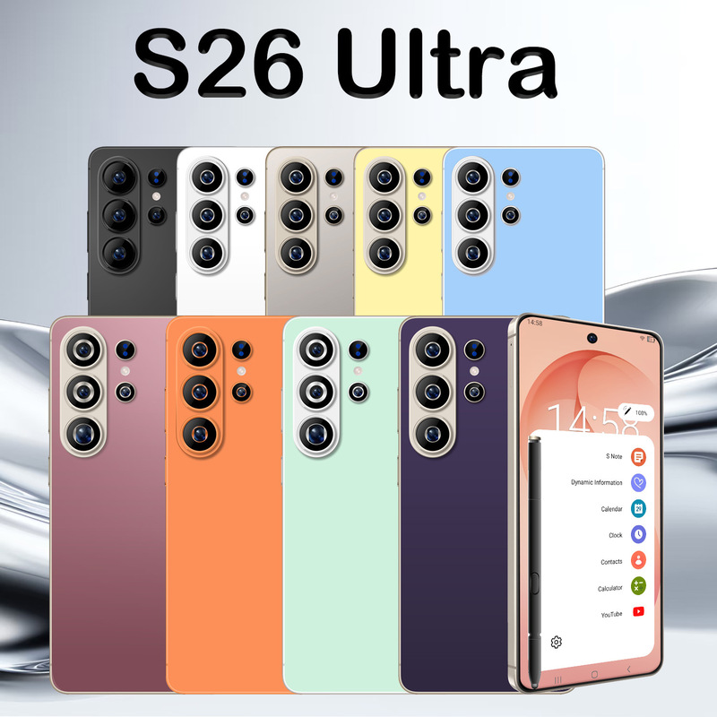 Cugo Cross-Border Smartphone S26 Uitra 4+64 with Built-In Pen, Universal Official Case, Android 12 Smartphone