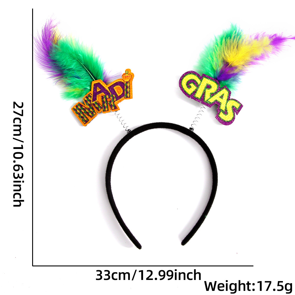 Amazon nuevo Carnaval brasileño diadema tocado rendimiento etapa Mardi Gras decoración del partido suministros