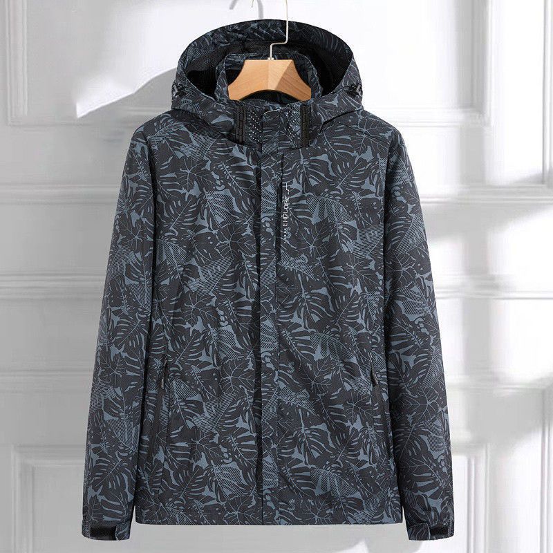 Chaqueta de hombre americano invierno y otoño más vello grueso chaqueta impermeable al aire libre hombre deportes de viento de puerto universal hombre