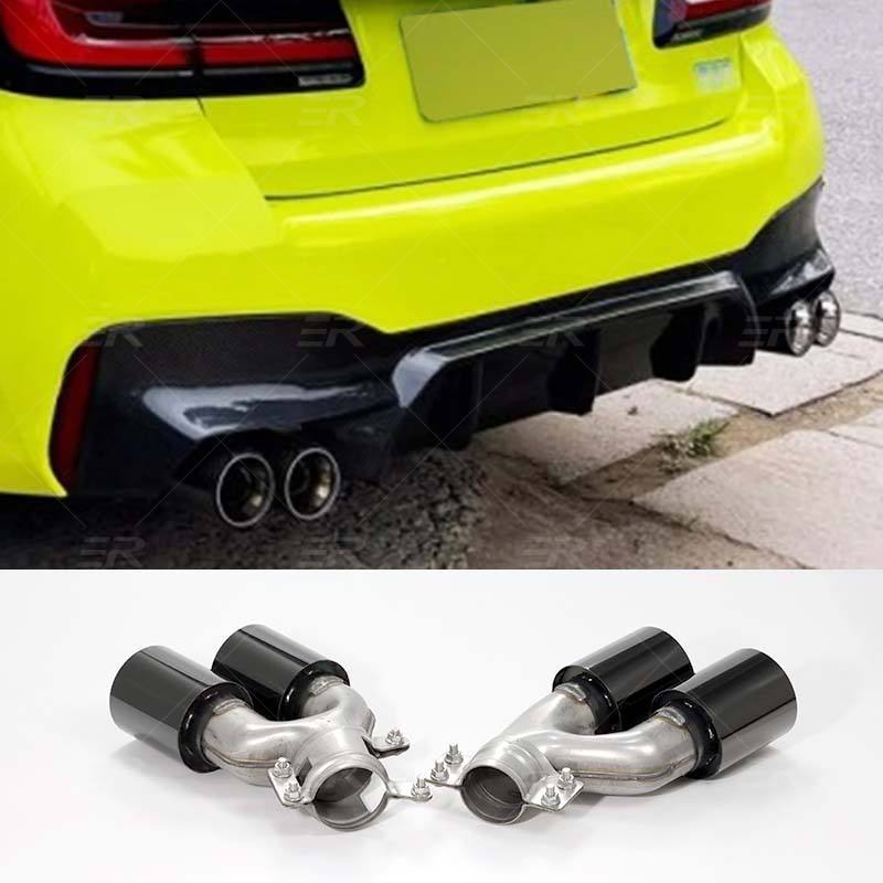 Suitable for Bmw 5 Series 525Li 530 540g30 G38 Modified Carbon Fiber Upgrade m Standard Exhaust Pipe Tail Throat