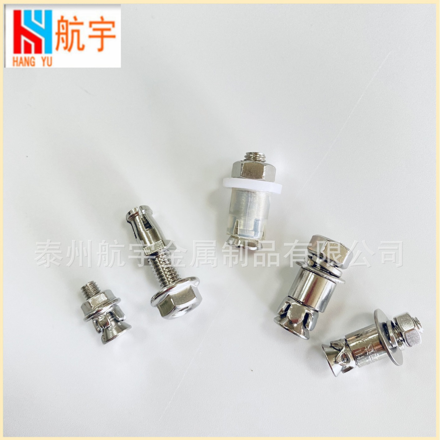 316敲击式背栓大理石幕墙石材干挂304旋进式铝合金挂件耳挂固定