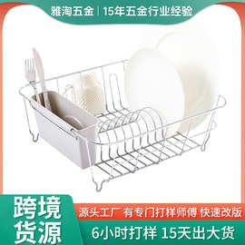 定制可伸缩置物架水池沥水架厨房不锈钢水槽沥水篮家用碗筷收纳架