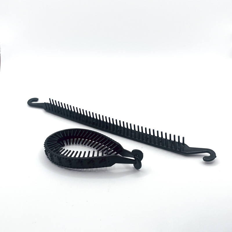 Manufacturer 2023 Summer New Style European and American Style Large Black Heart-Shaped Bun Ponytail Hair Clip Wholesale