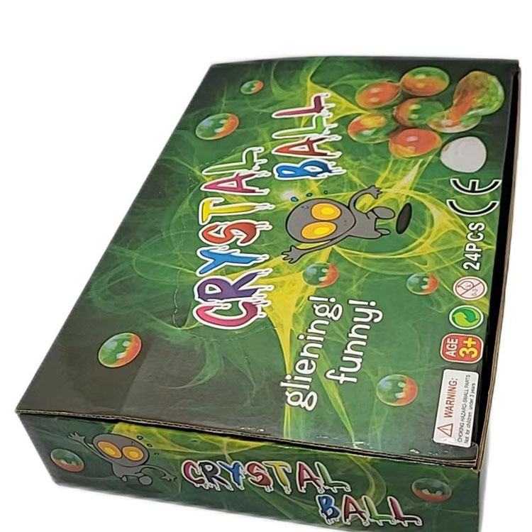 Venta caliente transfronteriza cielo estrellado cristal barro 4cm colorido retorcido huevo juguete limo Delgado color mezclado color fábrica de barro ventas directas