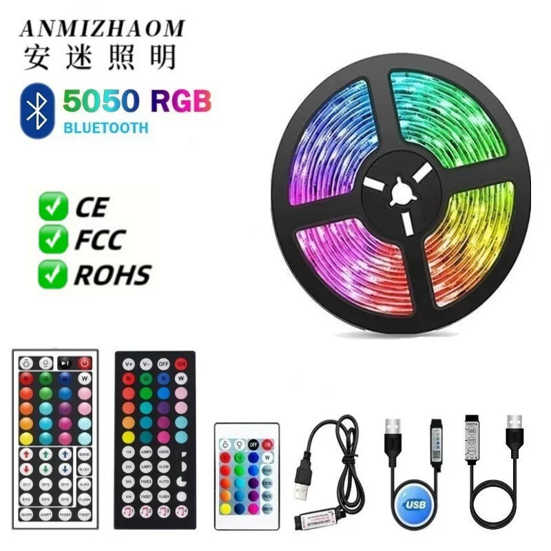 Христиан - безрам hot -selling 5050RGB лампа с 5V низкого давления лампа с LED самоклеящийся USB водонепроницаемая телевизионная фоновая атмосферная световая полоса