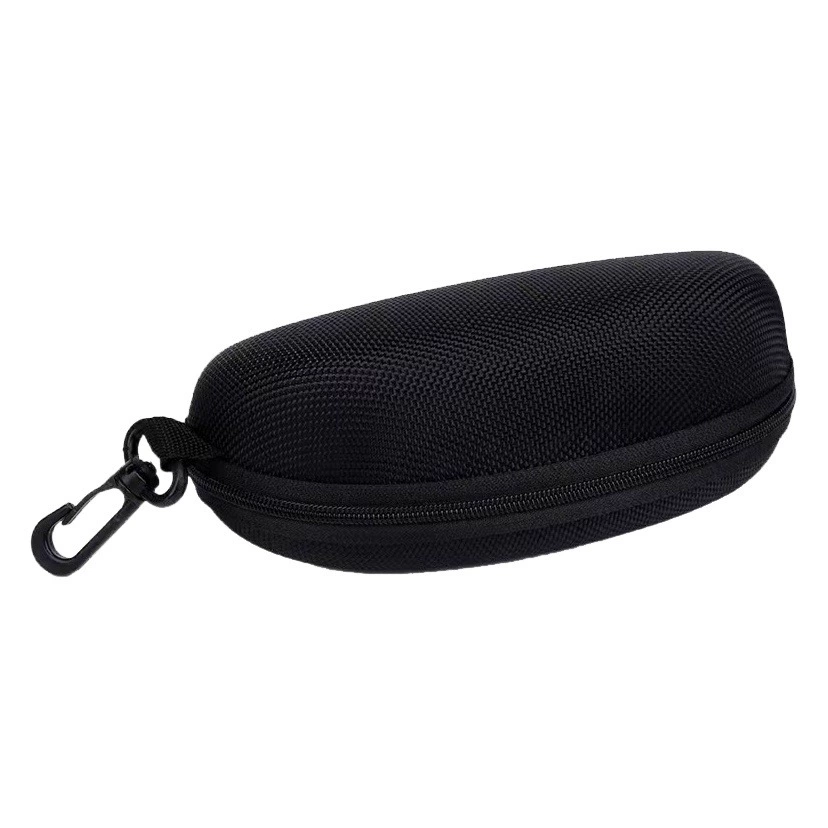Индивидуальная оптовая упаковка для оправ очков, новый чехол для солнцезащитных очков из ЭВА с молнией, черный футляр для линз