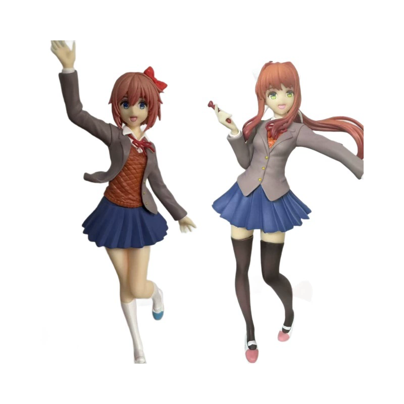 2D красивая девушка Доки Доки Литературный клуб Sayori Литературный клуб стоящая фигурка игрушка Ornamental фигурка в коробке