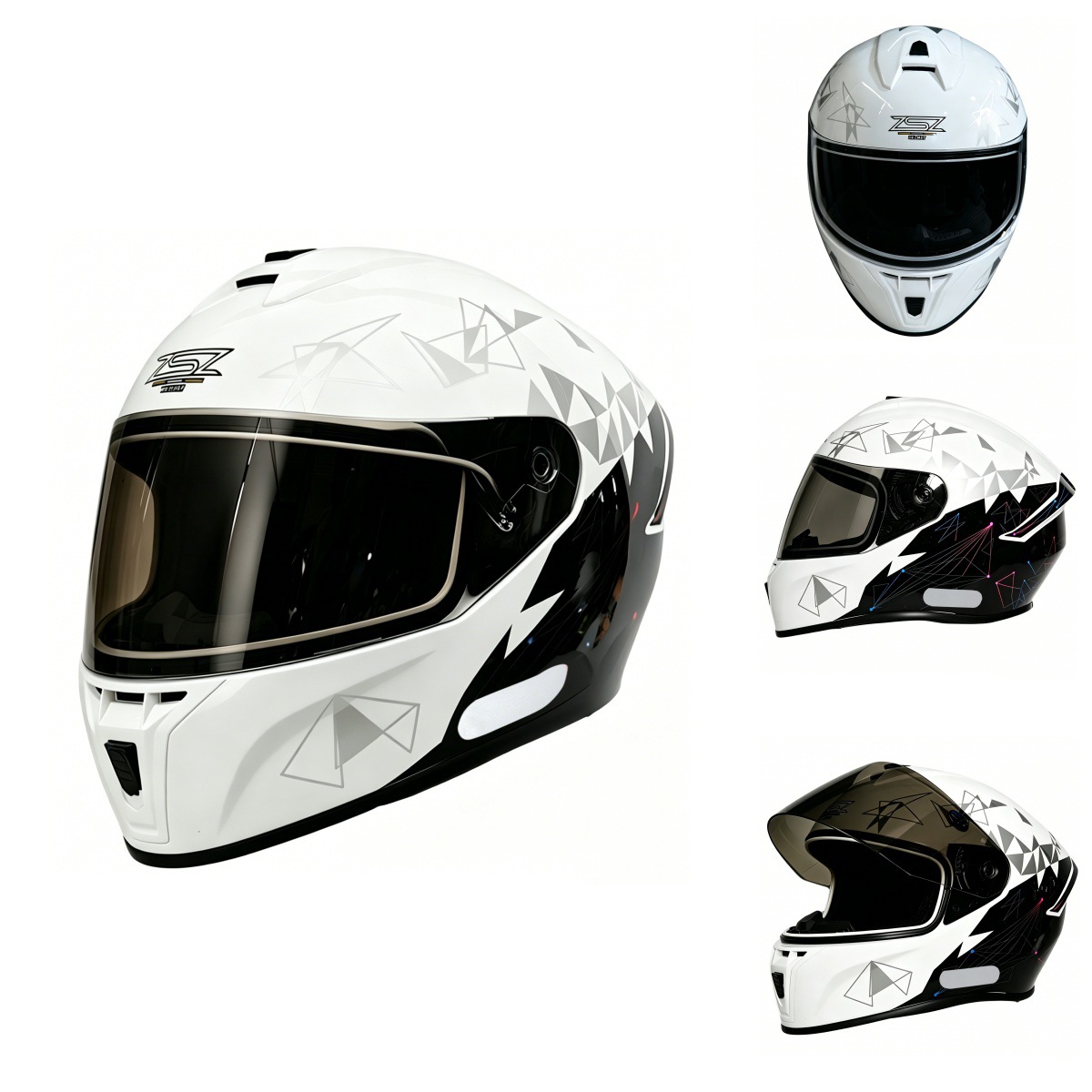 DOT certified new national standard motorcycle helmet for men and women, full-face helmet for electric vehicles, suitable for all seasons, safety helmet for riding
