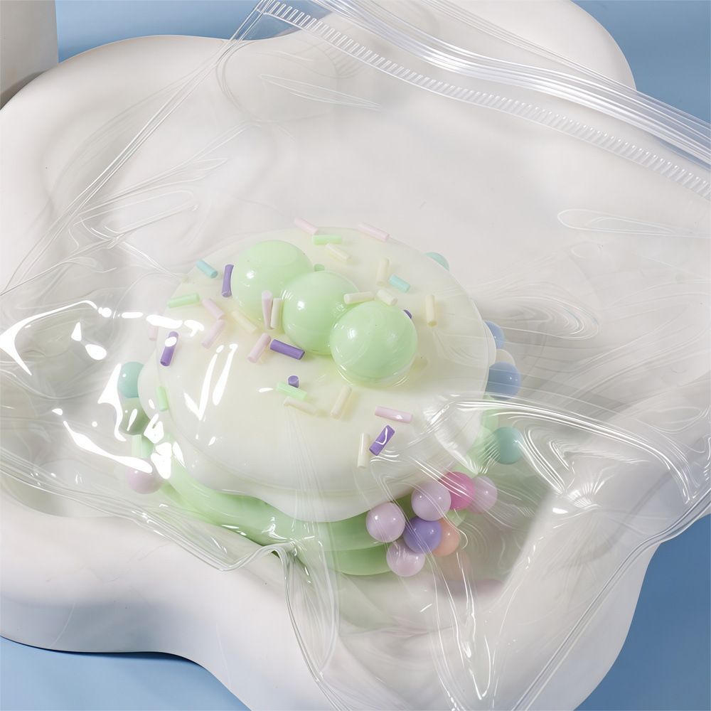 Niños no tóxicos juguetes de rebote lento descomprimir la sensación de barro gelatina de silicona de alto valor facial