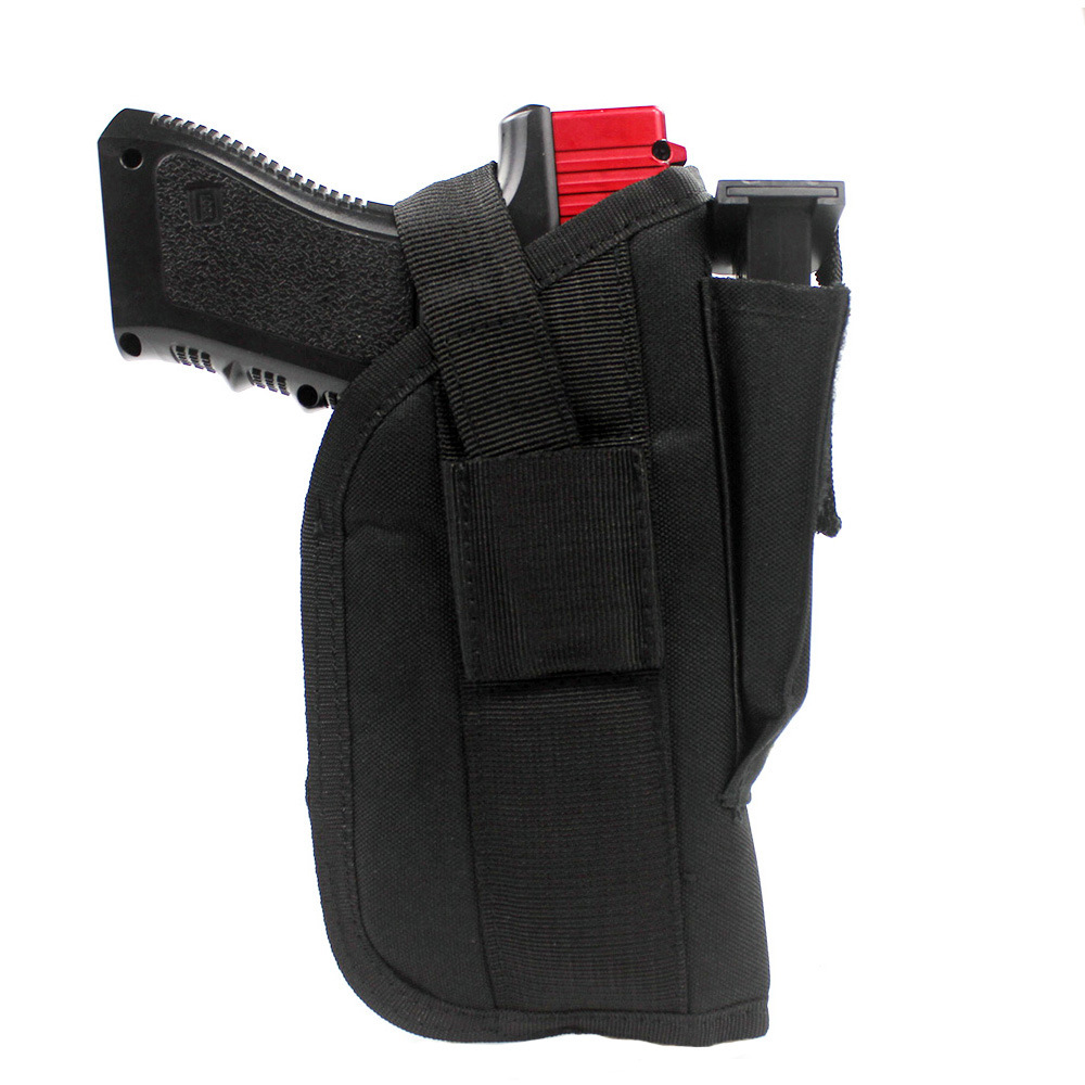 Outdoor tactical left and right universal with clip laser holster multifunctional waist cover 08 quick pull accessory bag