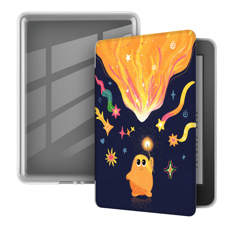 Aplicable kindle paperwhite6543 acrílico pintado funda protectora 658/558 funda protectora transparente