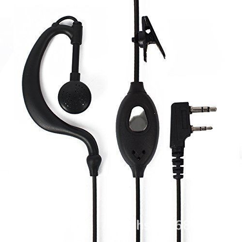 Walkie-talkie headset, ear-hook style walkie-talkie cable headset, noise-reducing air duct walkie-talkie headset