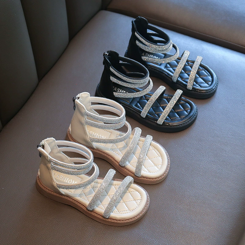 Сандалии для девочек лето 2025 новый стиль для детей