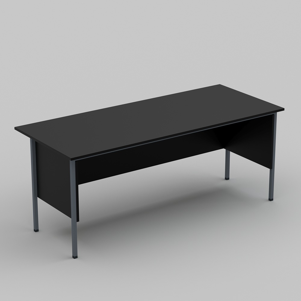 Mesa de acero y madera de comercio exterior simple mesa de personal negro fábrica de muebles de oficina transfronterizos mayorista Europa y América suministro de Oriente Medio