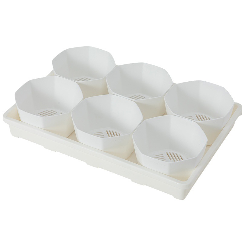 Maceta Grande de Resina Tipo Cerámica, para Suculentas y Bonsái, Exterior/Interior