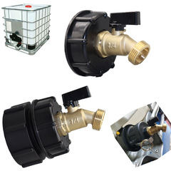 Cross-border chemical barrel IBC ton barrel joint ton barrel valve accessories ton barrel brass faucet butterfly ball valve faucet
