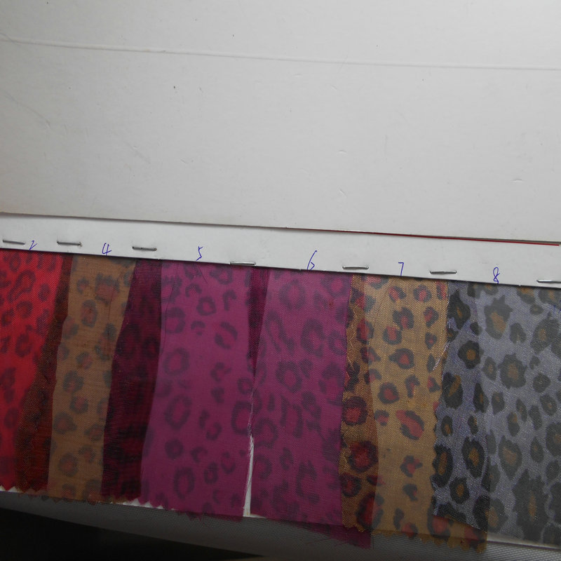 80目尼龙网布印花豹纹细纱网尼龙平网印豹纹服装玩具箱包手袋面料