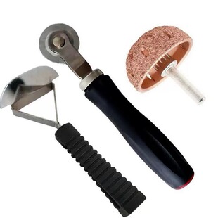 Cross-border tire repair tool set Bowl type grinding head tire repair pressure wheel roller 42mm grinding head plastic roller repair bag