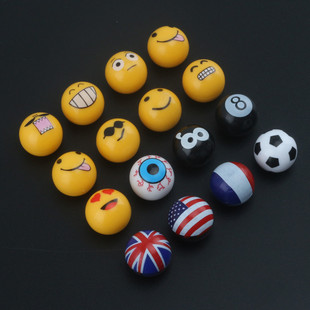 Car personality facial expression bag valve cap modified smiley face valve cover interesting cute eye valve core cover