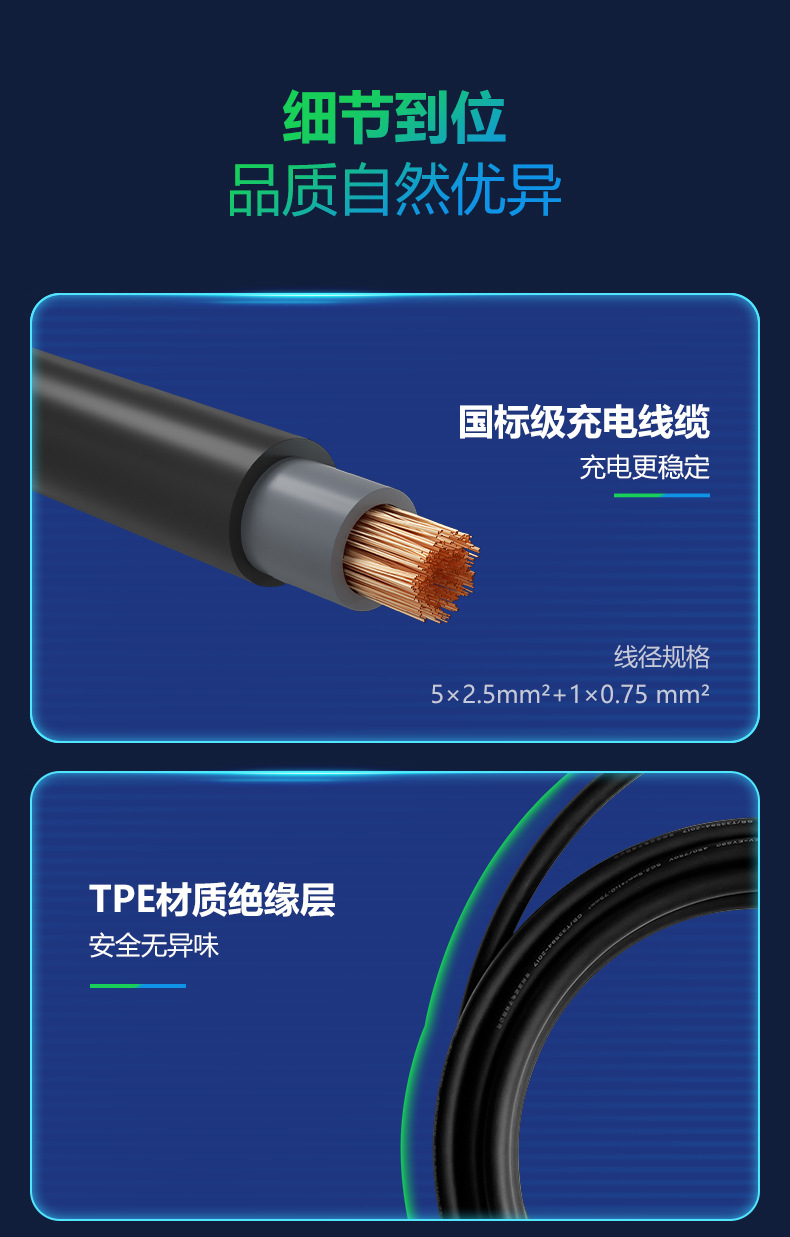 Bulls new energy car charging pile 7kw household AC 11kw electric car for Tesla fast charging