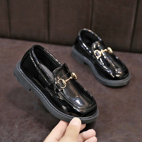 Children's Leather Shoes Spring and Autumn Fashion Academic British Style Girls' Flat Shoes