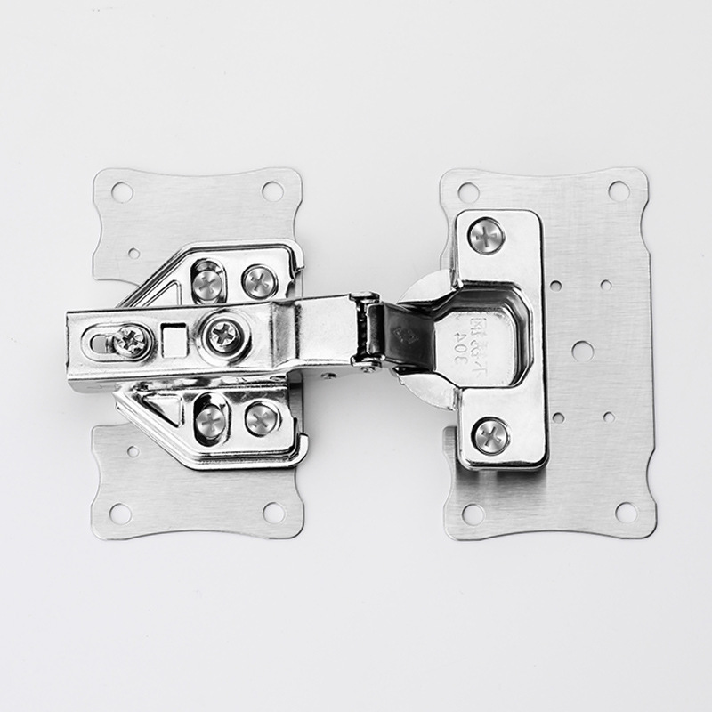 Hoja de reparación de bisagras de acero inoxidable, reparación de bisagras de puerta de gabinete, artefacto, placa de fijación para el hogar, junta, accesorios de instalación de refuerzo