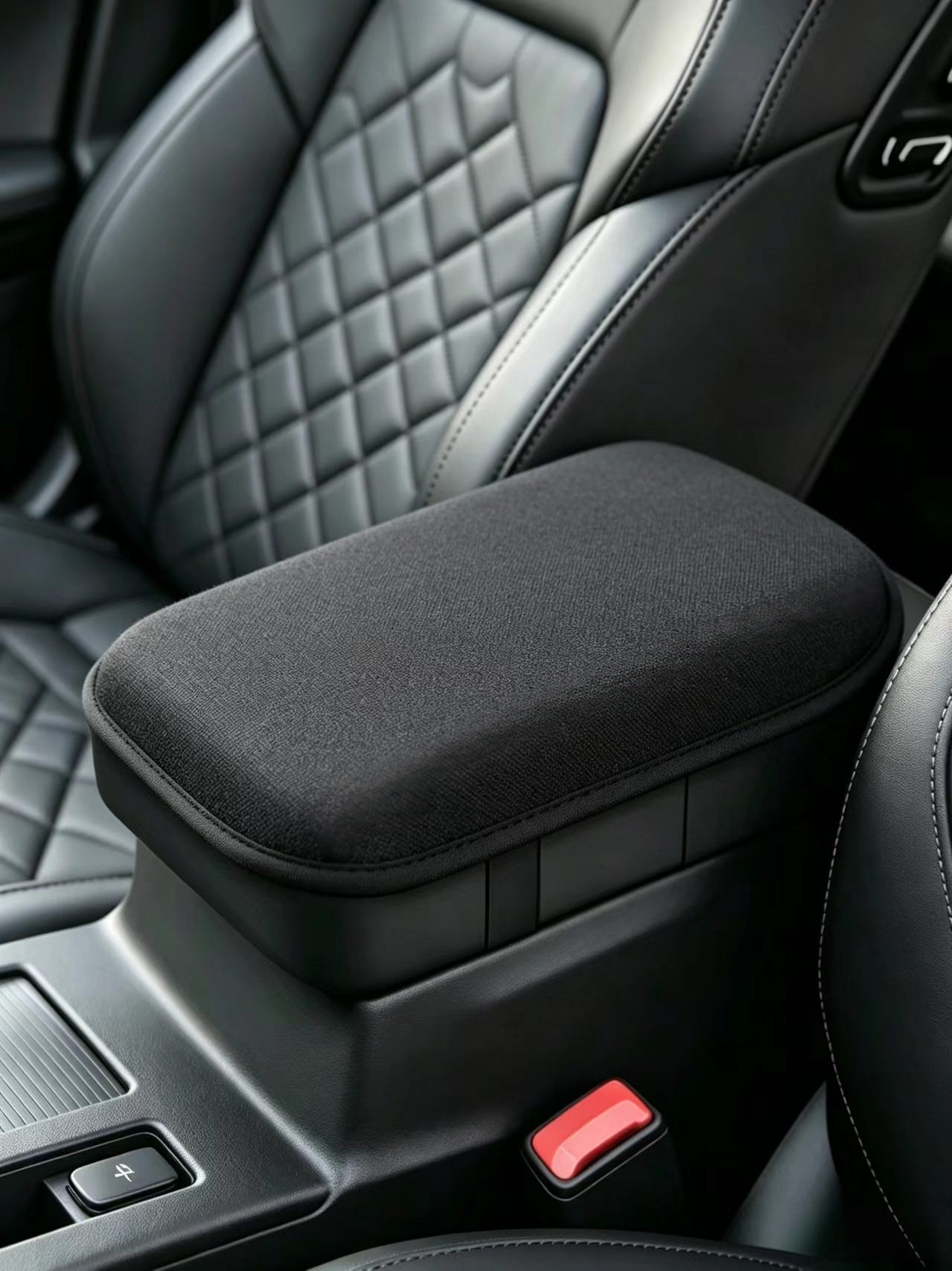 Cross-border best-selling car armrest box plush thickened arm pad car interior central armrest box heightening pad