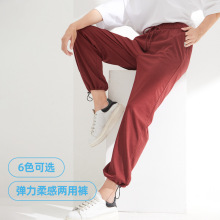 冰丝裤女哈伦萝卜九分小个子棉麻裤子女裤夏天防晒防蚊裤显腿长
