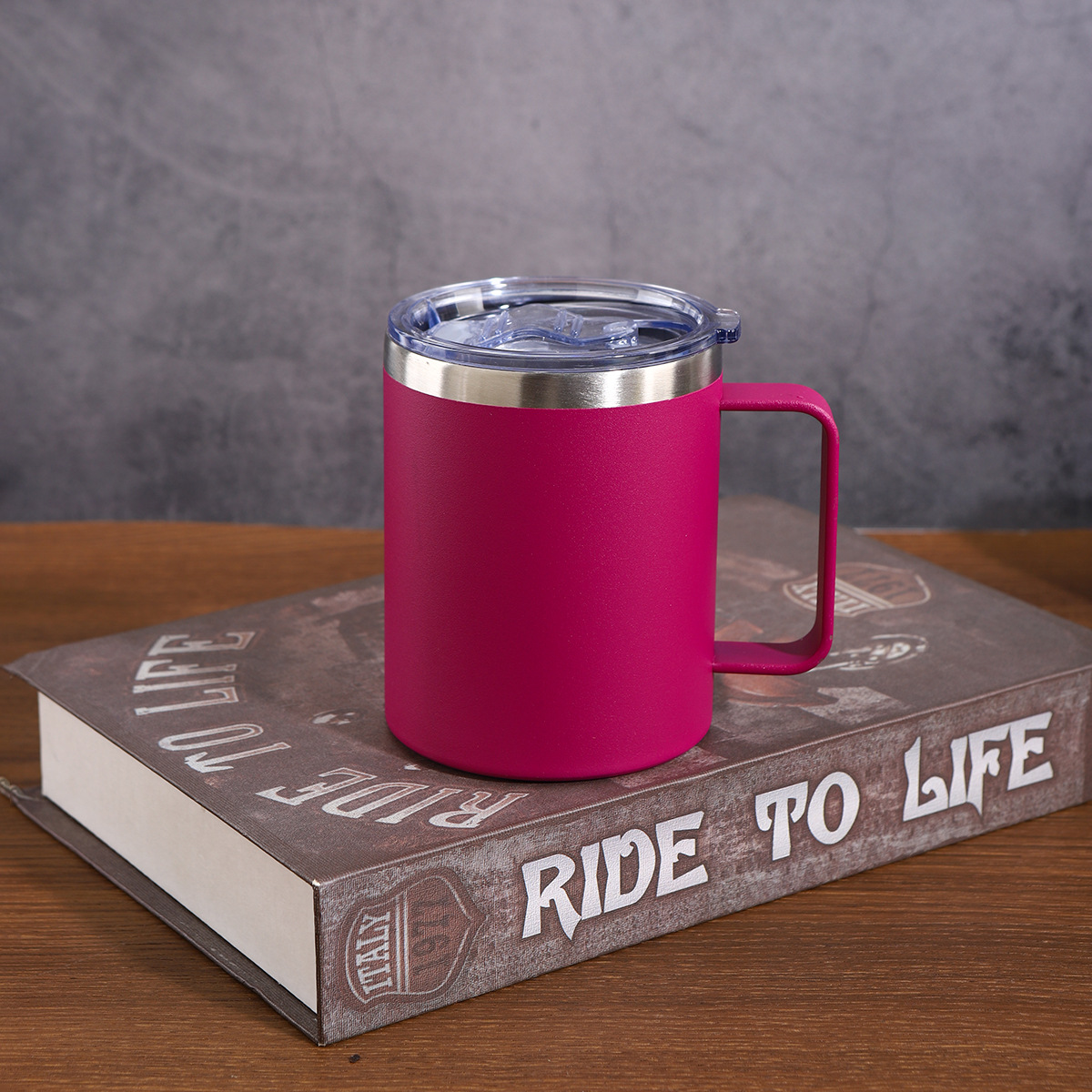 Doppelwandiger Edelstahl Isolierbecher Mit Deckel Für Kaffee_voghion.com