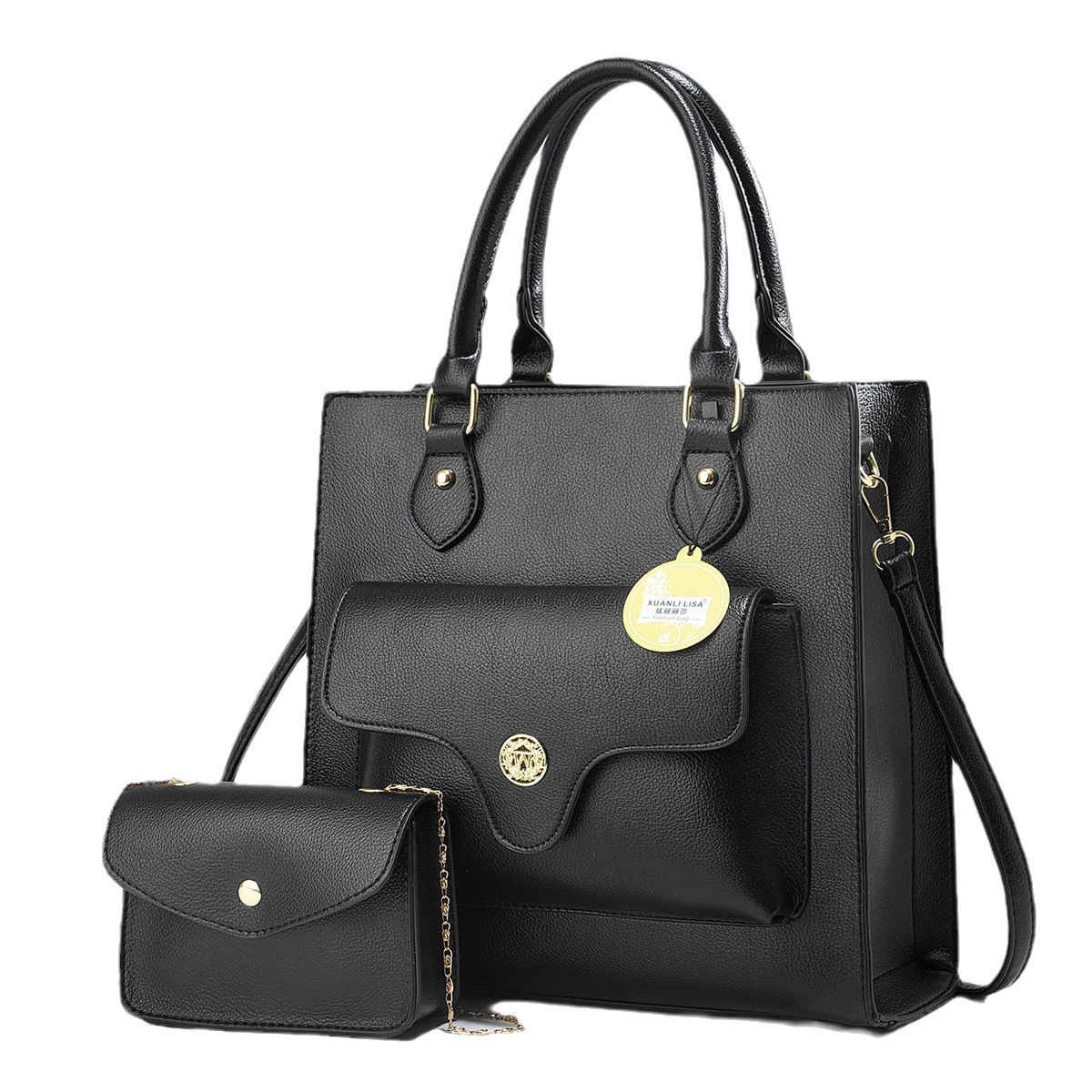 Borsa a spalla da donna con texture stile coreano elegante_voghion.com