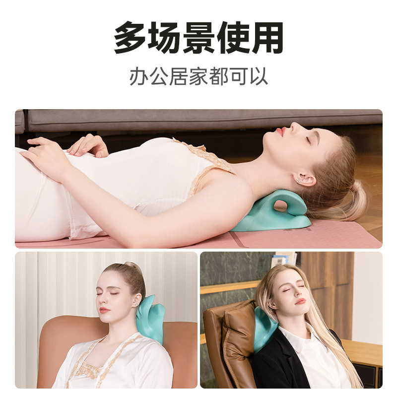 頚椎矯正器専用富貴包マッサージ枕型サポート牽引首頚椎マッサージ器指圧c枕|undefined