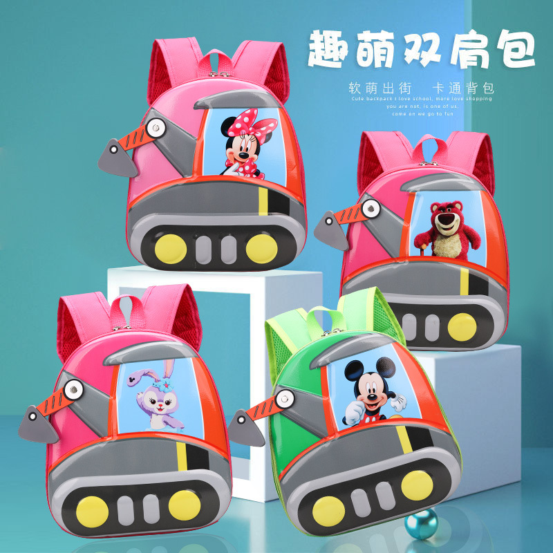 Cute cartoon casual children's schoolbags, backpacks, kindergarten eggshell schoolbags, Paw Patrol hard shell bags details Picture