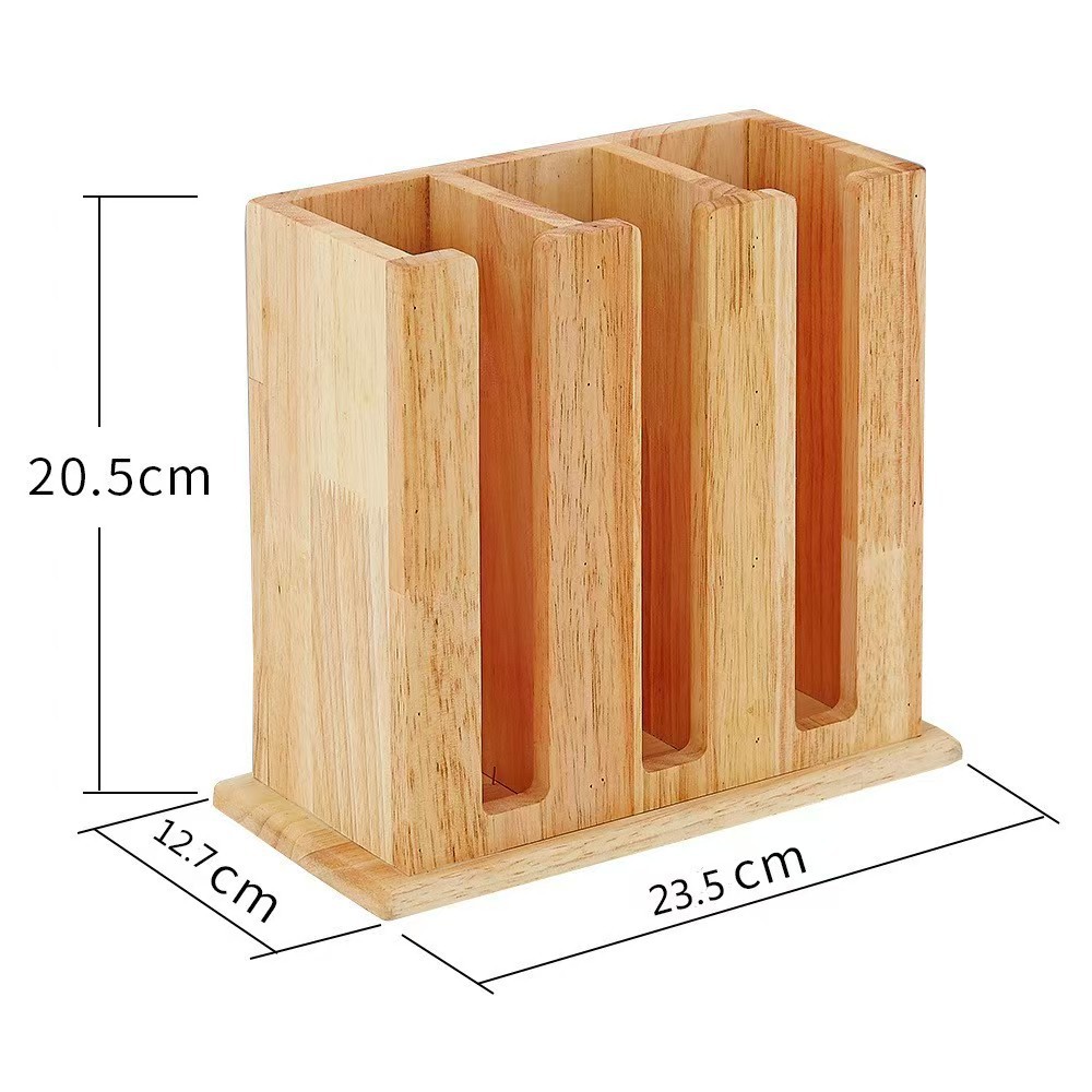 Kitchen seasoning wooden storage rack home kitchen desktop small box ketchup seasoning sauce classification storage box