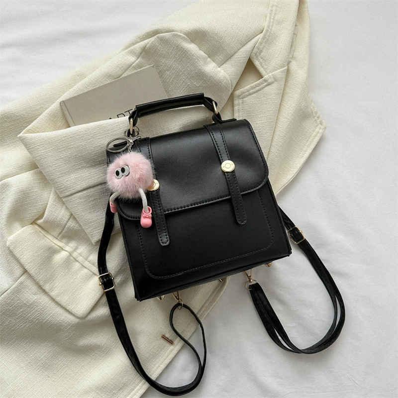Small Shoulder Backpack One-Shoulder Bag, 2023 Leisure Collection, pendant options