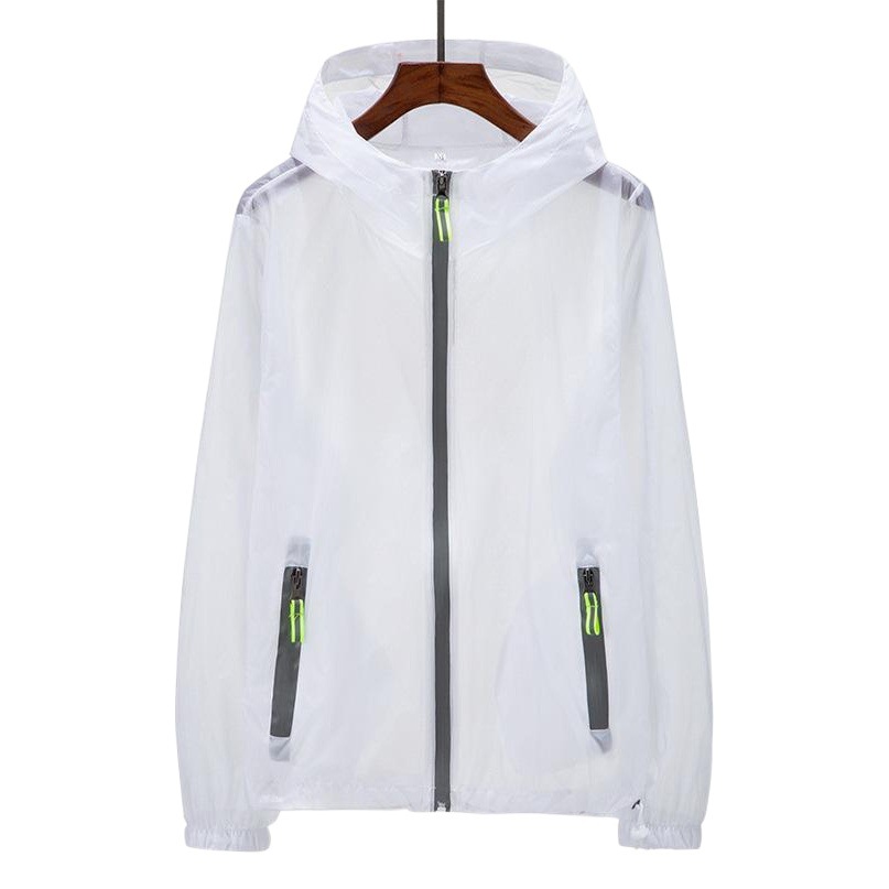 Cremallera reflectante para hombres talla grande ropa de protección solar pareja ropa de piel al aire libre ropa de pesca imagen impresa logo image 1