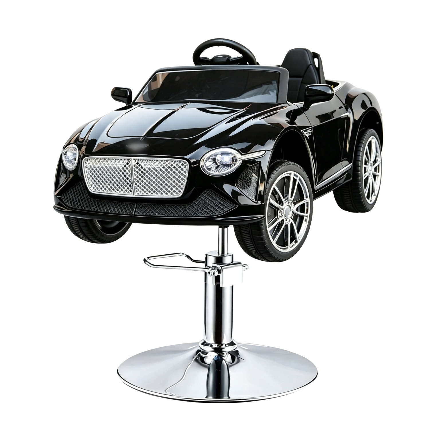 Silla de peluquería transfronteriza para niños silla de cabello giratoria silla de elevación salón de peluquería multifuncional asiento de automóvil de dibujos animados al por mayor image 111