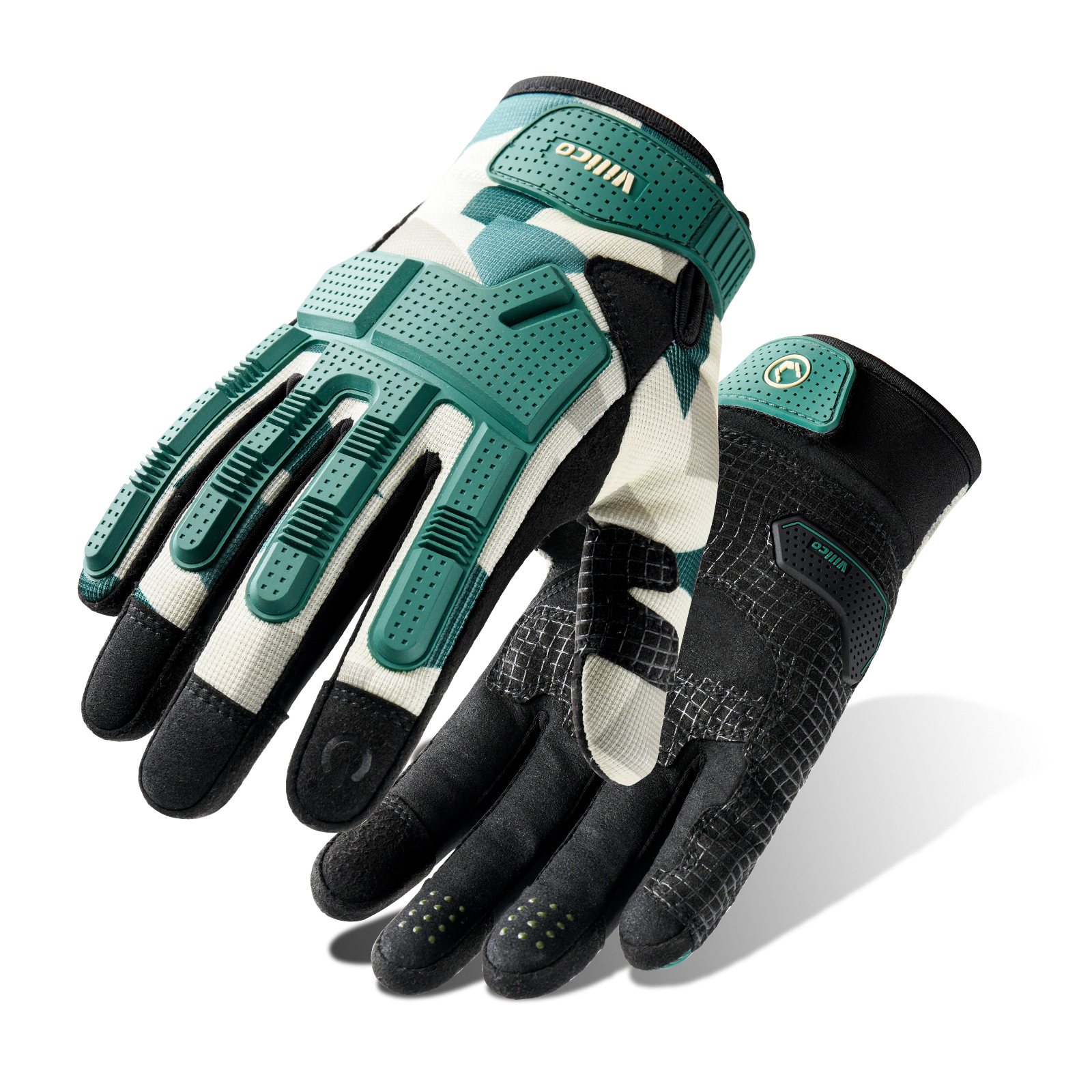 Guantes Vilico para deportes al aire libre de primavera y verano, para ciclismo de montaña, con protección contra golpes, resistentes al desgaste, anticolisión, con pantalla táctil, venta al por mayor