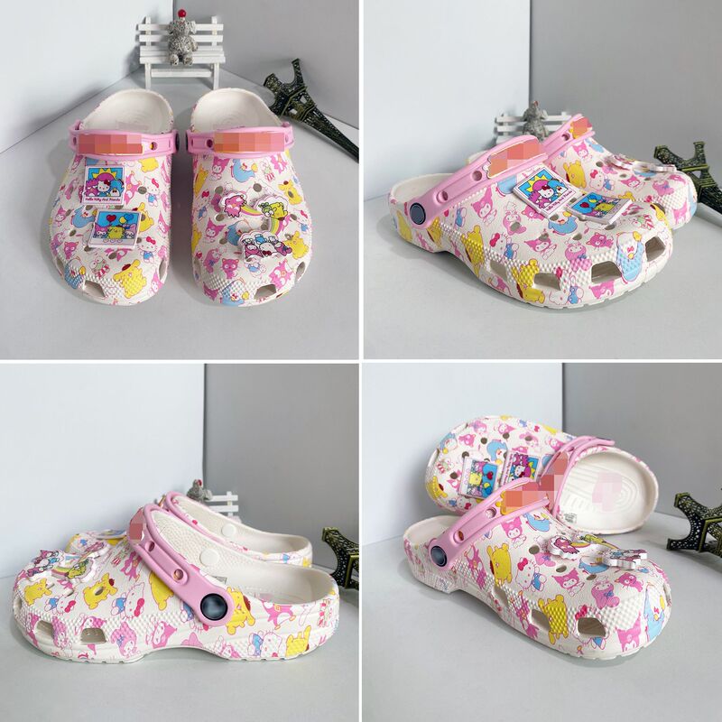 Hello Kt Cat New Style Clogs for Adults, Summer Comfortable Breathable Non-Slip Sole 3D Shoe Flower Sandals Wholesale Dropshipping Hello Kt Cat New Style Clogs for Adults, Summer Comfortable Breathable Non-Slip Sole 3D Shoe Flower Sandals Wholesale Dropshipping