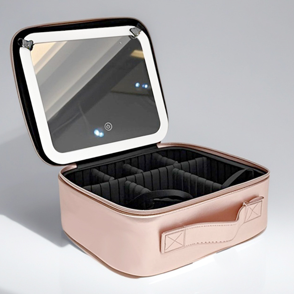 로즈골드+LED 뷰티거울